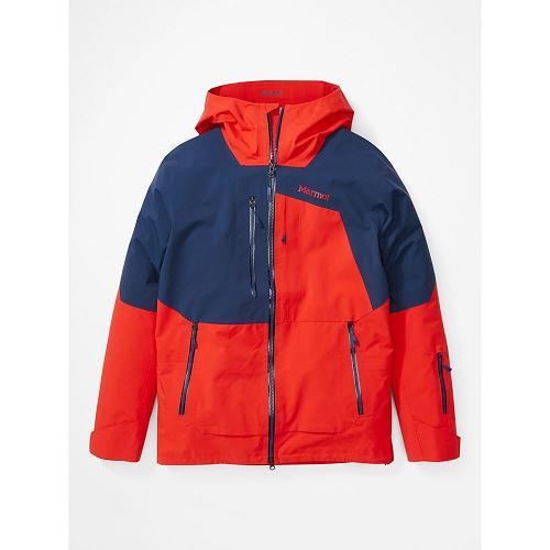 Marmot Smokes Run Jackets - Mens Ski Jacket Red CA7820136 Canada